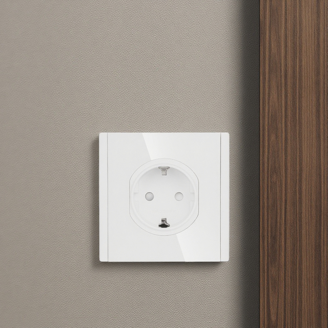 Touchmi Home Use 81*81mm 10A/16A Custom EU Mechanical Schuko Plugs 2 Outlets Socket Power Wall Electrical Sockets