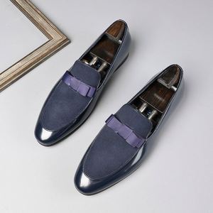 Nuevos Zapatos Formales y Casuales de Piel Genuina con Punta Redonda, Duraderos y Cómodos para Hombre, Modelo 2025, que Aumentan la Estatura, Estilo Slip-on para Oficina - Product Image 1