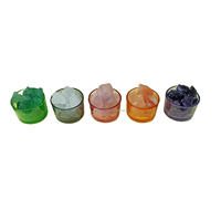 Ensemble de coupelles diffuseurs en pierre de cristal naturel brut, écologiques, faits à la main, pour aromathérapie sans flamme, huiles essentielles, décoration intérieure, UV