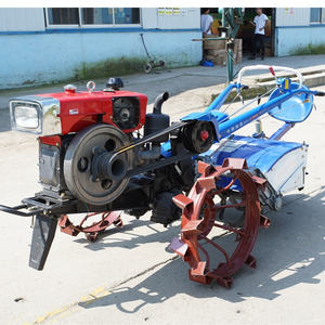 Rotella di ferro motozappa per terreno di riso Mini trattore agricolo con sedile per risaia piccola risaia - Product Image 1