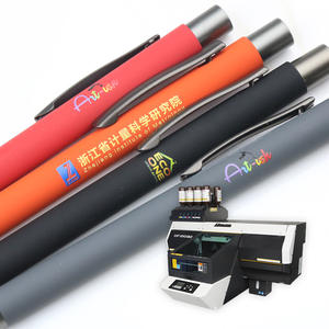 Pena pulpen Logo kustom kualitas tinggi untuk iklan plastik lebar menulis 1.0mm - Product Image 4