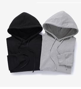 Sudadera con capucha de forro polar de doble capa cálida para invierno, mezcla de poliéster/algodón, estilo oversize con bolsillo canguro, casual, estilo coreano. - Product Image 6