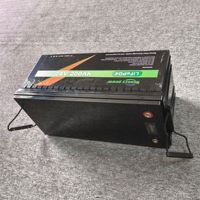 Batterie LiFePO4 24V 25.6V 200Ah 300Ah à décharge profonde pour système solaire, remorque, sécurité, caméra CCTV