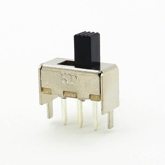 Factory Production Mini 1 Row 2 Way Vertical Micro SPDT Slide Switch Electrical On/Off Security and Protection