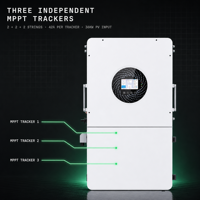 Convertisseur d'énergie solaire hybride 18kW 48V à onde sinusoïdale pure, biphasé, IP65 pour système solaire hybride