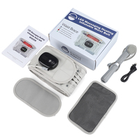 Ceinture de soutien lombaire électrique chauffante et gonflable à commande filaire manuelle, avec massage par vibration, chaleur et lumière rouge