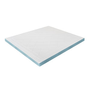 Surmatelas amovible en mousse à mémoire de forme de gel de refroidissement à débit d'air de 3 pouces pour la maison ou les chambres d'hôtel - Product Image 2