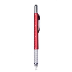 Bolígrafo Multifuncional 5 en 1, Diseño Novedoso en Color Amarillo, con Punta de Metal, Destornillador, Regla y Graduador, 1.0 mm - Product Image 2