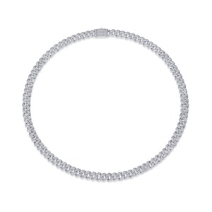 Chaîne de bijoux hip-hop en moissanite diamantée la plus vendue pour homme et femme, idéale pour les soirées et le quotidien, disponible au prix de gros - Product Image 3