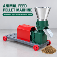 Machine à granulés d'aliments pour animaux Modèle 600, machine à granulés à matrice plate pour la fabrication d'aliments pour volailles, équipement pour l'alimentation des poulets, canards, oies, moutons