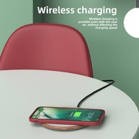 Coque en silicone souple antichoc style Ins unisexe à bords droits pour iPhone 15/14/13/12/11 Pro Max/X/XR/XS Max/SE 2e/3e génération