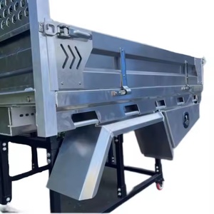 Factory Supply 1800mm Aluminum Dual Ute Tray with Headboard Alloy Waterproof Portable <b>Tool</b> Storage for Outdoor Use - Product Image 2