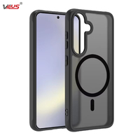 Funda para Teléfono Móvil A57/S26/S25EDGE, Transparente, con Sensación de Piel, Magnética, Tridimensional, Moderna y Resistente a Caídas