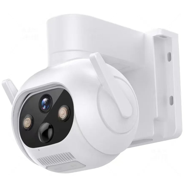 New Type HD 4G Mini Solar Powered Home Security Camera 1080p Resolution Built-in Siren Wireless WiFi Solar Battery Outdoor Use