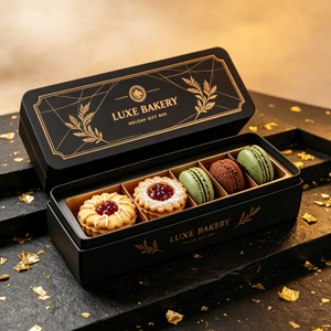 Boîte d'emballage personnalisée pour gâteaux en pain avec fenêtre pour la présentation de desserts et pâtisseries – Vente en gros - Product Image 4