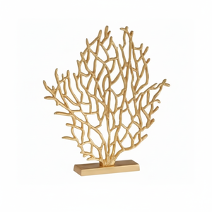 Sculpture de décoration de café couleur or au design d'arbre étonnant à vendre nouvelle sculpture décorée d'hôtel de luxe fraîchement de qualité - Product Image 1