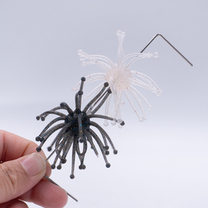 Nouvelle leurre de pêche OEM en TPE, taille 16mm, 3.7g, 2 pièces, type Bobo Bait, pour micro-ondes haute fréquence, pour pêche à l'ormeau noir et au bar, sans plomb - Product Image 1