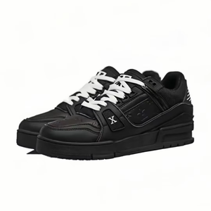 New <b>Top</b> Quality Luxury Designer SneakersLeather Flat Shoes Men Woman Casual Shoes Lightweight Sports Running Shoes Skateboarding - Product Image 1