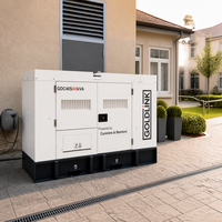 Groupe électrogène diesel Cummins super silencieux 45 KVA, générateur diesel 32 KW à faible bruit, générateur monophasé AC, générateur refroidi par eau