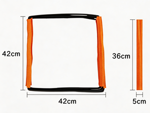 Scala per Allenamento di Agilità e Velocità, Scala a Corda per Calcio e Football, per Bambini, <span class=keywords><strong>Fitness</strong></span>, Pieghevole, Produzione OEM - Product Image 6