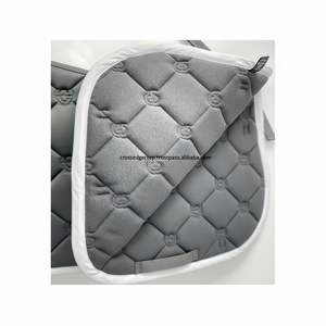 Almohadilla de sillín inglés negro de alta calidad, tela de forro, invierno, equino occidental, ecuestre, piel cálida a prueba de golpes, alta comodidad para caballos - Product Image 1