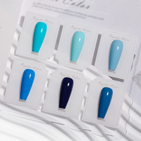 HONEY GIRL Vernis gel de haute qualité sans UV Hema Soak off 6 couleurs pastel Ensemble Bouteilles privées OEM Échantillon gratuit