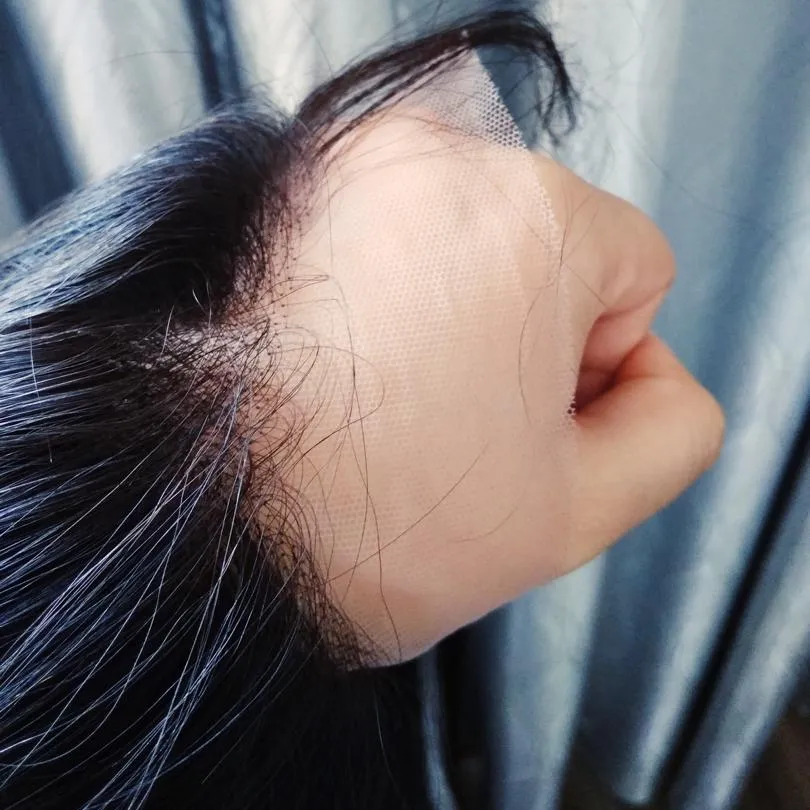 10 а высококачественные предварительно выщипанные HD Кружева Фронтальная кутикула выровненные волосы необработанные бразильские волосы фронтальные готовые к отправке