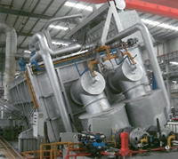 Fourneau de fusion d'aluminium de type inclinable, fourneau inclinable pour le processus de fusion et de raffinage des alliages d'aluminium