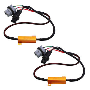 50W H1 H3 H7 H11 9006 Hb3 Hb4 H9 H8 H10 Car Load Resistor Error Canceller LED Decoder Canbus Free Wiring Canceller Decoder Light - Product Image 6