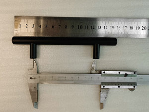 <strong>Matt</strong> <strong>Black</strong> Stainless Steel Solid Cabinet Pull Handle for Kitchen Cabinet and Wardrobe <strong>Door</strong> - Product Image 5