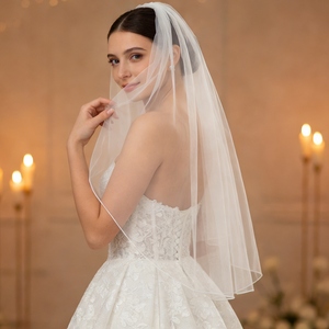<span class=keywords><strong>Voile</strong></span> de mariée YouLaPan V14 en tulle monocouche longueur doigt de la main pour femme, offre spéciale, prix <span class=keywords><strong>bas</strong></span> - Product Image 2