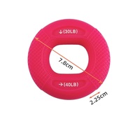Anneau de préhension en silicone de haute qualité pour la gym, anneau en O réutilisable, réglable et lavable en caoutchouc de silicone, améliore la force de préhension pour les sportifs