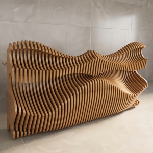 Mostrador <span class=keywords><strong>de</strong></span> Recepción <span class=keywords><strong>de</strong></span> Madera Personalizado para Boutique, Espacio <span class=keywords><strong>de</strong></span> <span class=keywords><strong>Trabajo</strong></span>, Vestíbulo, Resort, Spa, Área <span class=keywords><strong>de</strong></span> Recepción - Product Image 2