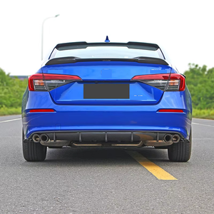 Diffusore posteriore per auto accessori esterni paraurti posteriore kit corpo labbra diffusore per <span class=keywords><strong>Honda</strong></span> 11th <span class=keywords><strong>Civic</strong></span> <span class=keywords><strong>2022</strong></span> + - Product Image 3