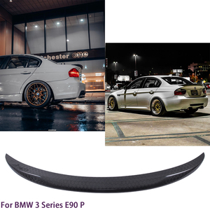 Aileron arrière en fibre de carbone style nid d'abeille pour BMW Série 3 E90 4 portes/E90 M3 P, 2004-2011 - Product Image 2