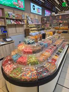 نظام رفوف بلاستيكية معيارية |   خزانة عرض جزيرة قابلة للفصل للبيع بالتجزئة، خزانة تخزين بلاستيكية محمولة بالجملة مع حاويات - Product Image 2