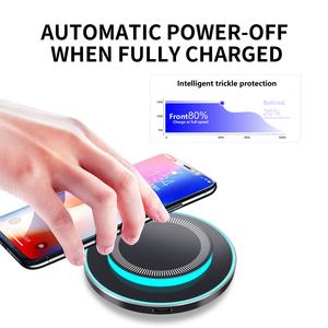 新潮流产品2025环境发光二极管灯磁性无线充电器手机15w快速充电器无线充电板 - Product Image 2