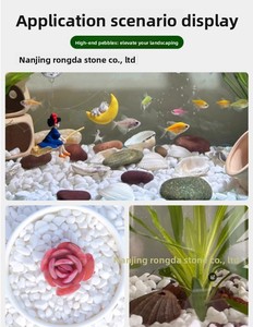 <span class=keywords><strong>Galets</strong></span> de pierre naturelle blanche 4mm-50mm ronds <span class=keywords><strong>pour</strong></span> aménagement paysager, gravier écologique <span class=keywords><strong>pour</strong></span> la décoration de <span class=keywords><strong>jardin</strong></span> et de cour - Product Image 3