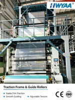 Extrusora de Película Soplada de PE de Alta Precisión HWYAA, Molde Giratorio para Fabricación de Bolsas de Basura de Plástico LDPE, LLDPE y HDPE