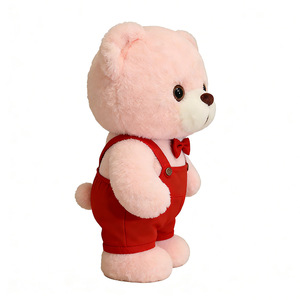 2026 Fashionable <b>Stuffed</b> Cute Teddy Bear with Jumpsuit Custom Teddy Bear Plush <b>Toy</b> New Design Teddy Bear Plush <b>Toy</b> - Product Image 4