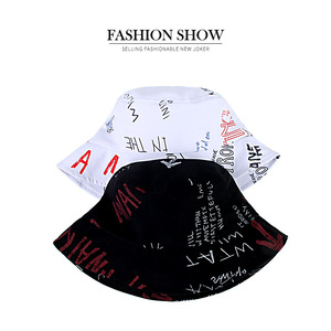2020 otoño sombrero <span class=keywords><strong>calle</strong></span> personalidad graffiti cubo sombrero casual pareja <span class=keywords><strong>cuenca</strong></span> sombrero visera de sol hip hop - Product Image 2