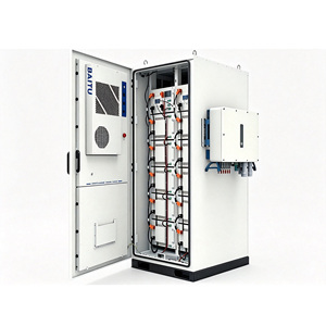ระบบจัดเก็บพลังงานแสงอาทิตย์แบบไฮบริด 50KW 80KWH แบบ On/Off-Grid พร้อมแบตเตอรี่ ระบบระบายความร้อนด้วยของเหลว/อากาศ EMS IP54 - Product Image 6