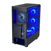 Caja de Ordenador Pcooling OEM, Chasis de Escritorio, Bajo MOQ, Caja de PC Mini ITX, Precio de Fábrica, Caja de PC para Juegos con LED