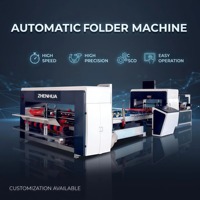 Máquina Plegadora y Encoladora Automática QZD Controlada con Componentes Eléctricos Schneider, Omron y Delta