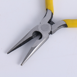 คีมจมูกยาวขนาดเล็ก5นิ้วคีมบีบมือ DIY สำหรับใช้ในบ้านคีมปลายแหลมแบบไม่ลื่น - Product Image 4