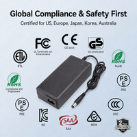 Adaptateur d'alimentation secteur universel de bureau de haute qualité 90W 24V 3.5A certifié ROHS