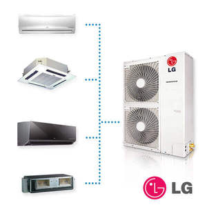 Aire Acondicionado para Uso Doméstico y en Apartamentos, Unidad Exterior ODU, Conecta Dos, Tres, Cuatro o Cinco Unidades Interiores IDU, Sistema Multi Split - Product Image 4