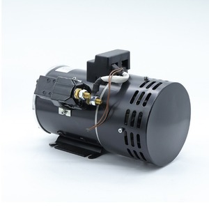 มอเตอร์ไฟฟ้ากระแสตรง Hy62019 24V 4.5Kw แบบแม่เหล็กถาวรชนิดแปรงถ่าน พร้อมฐานติดตั้ง สำหรับแท่นยก อุปกรณ์ทำงานบนที่สูง - Product Image 1