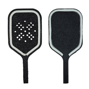Pala de Pickleball de Fibra de Carbono T700 con Núcleo de Espuma Personalizado de 14 mm, Certificación Doble USAPA PBCoR, OEM para Equipos - Product Image 2
