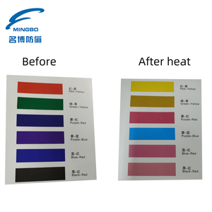 An ninh thermochromic nhiệt độ nhạy cảm mực cho màn hình in nhiệt phản ứng màu thay đổi mực 40 ° C tím đỏ để không màu - Product Image 4